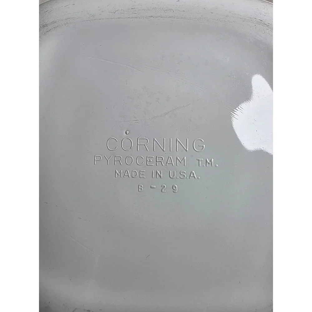 Vintage Corning Ware Cornflower Blue Pyroceram Casserole Dish B-29 Made in USA